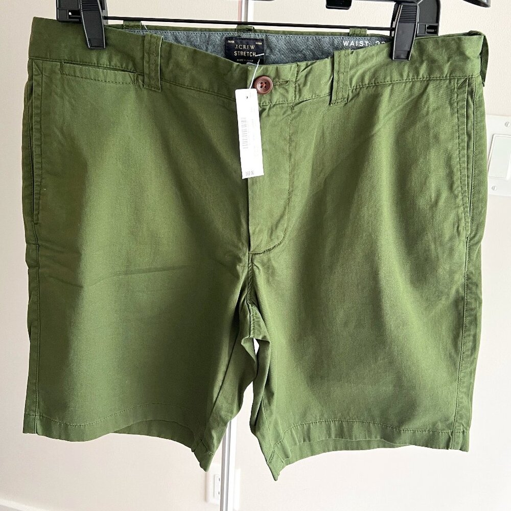 NWT - J.Crew Olive Green Short (Waist 33")